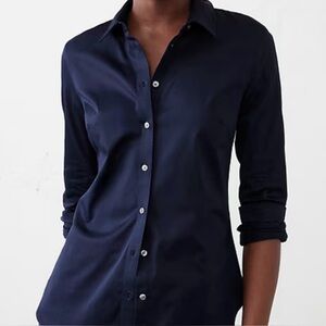 Banana Republic Navy Blue Button Down Shirt